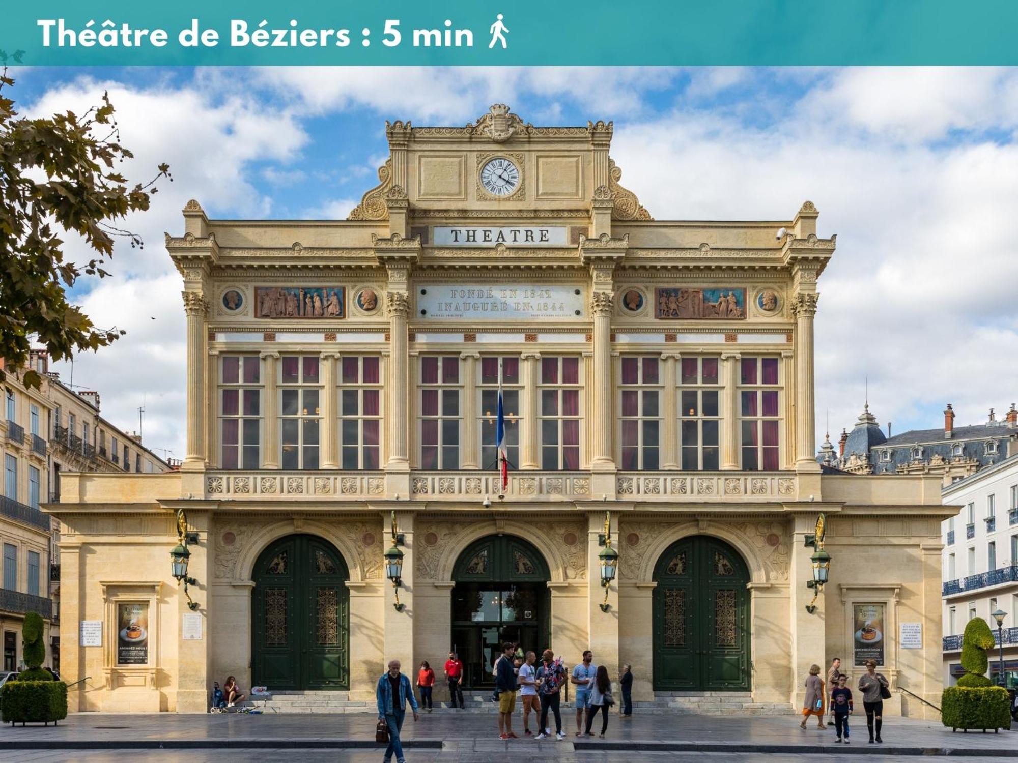 Joli Studio Climatise 'Alma 4' - Coeur De Beziers - Wifi Fibre - Netflix Ngoại thất bức ảnh